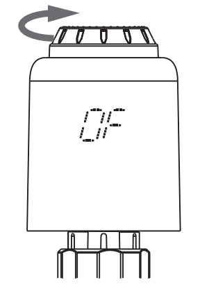 Utilisation de la tête thermostatique ZigBee Moes ZTRV-PJ-601-MS